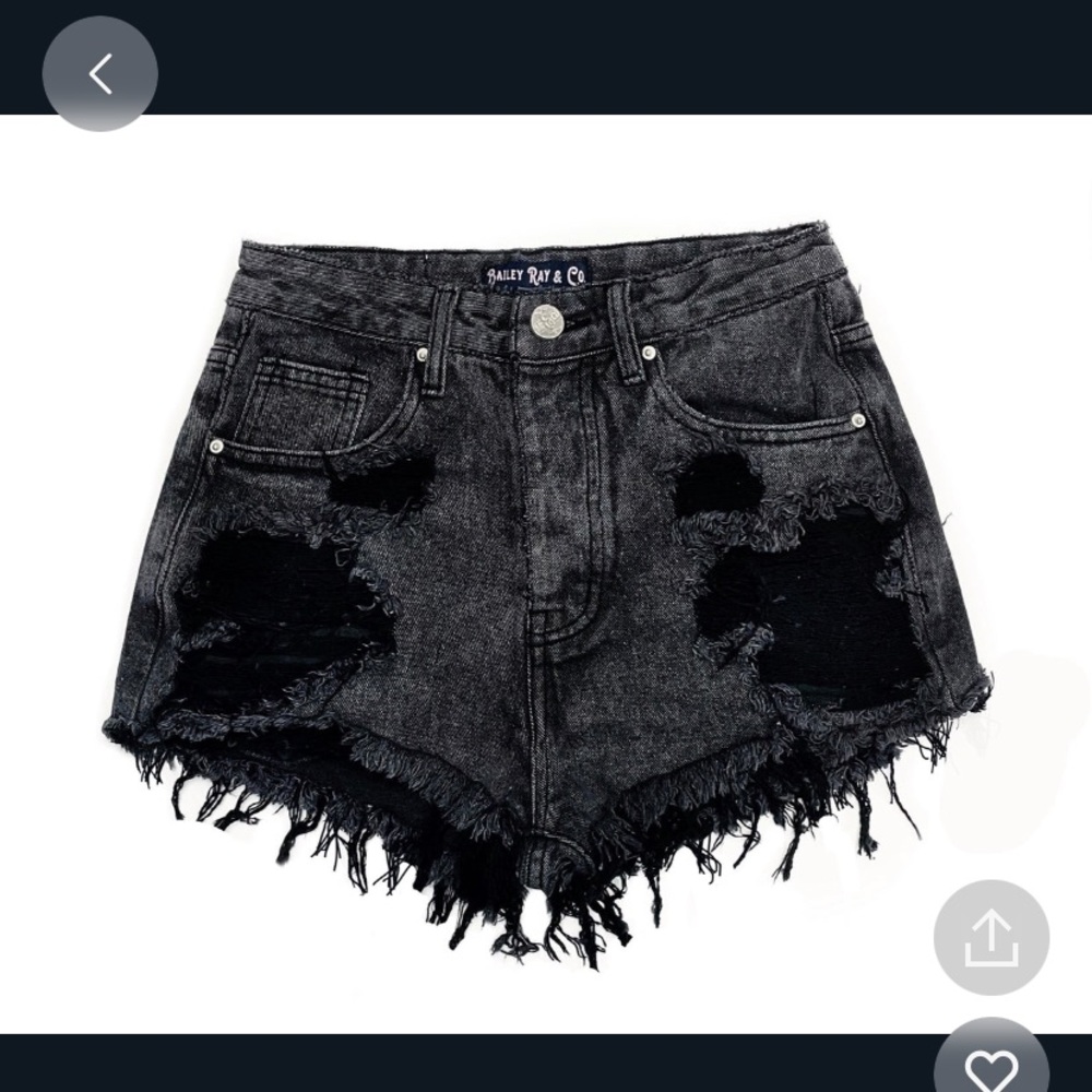 Vintage Bailey Ray denim shorts